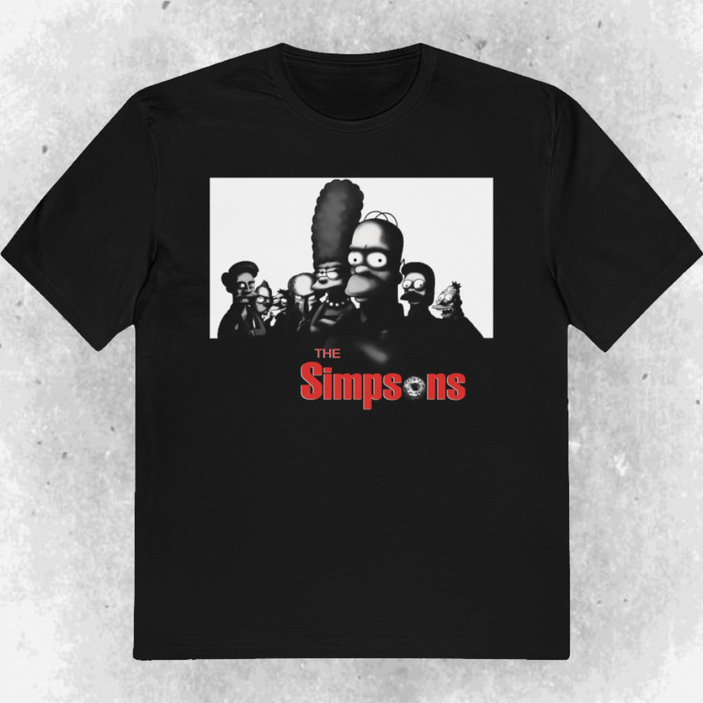 Vintage The Simpsons And The Sopranos 1999 Shirt