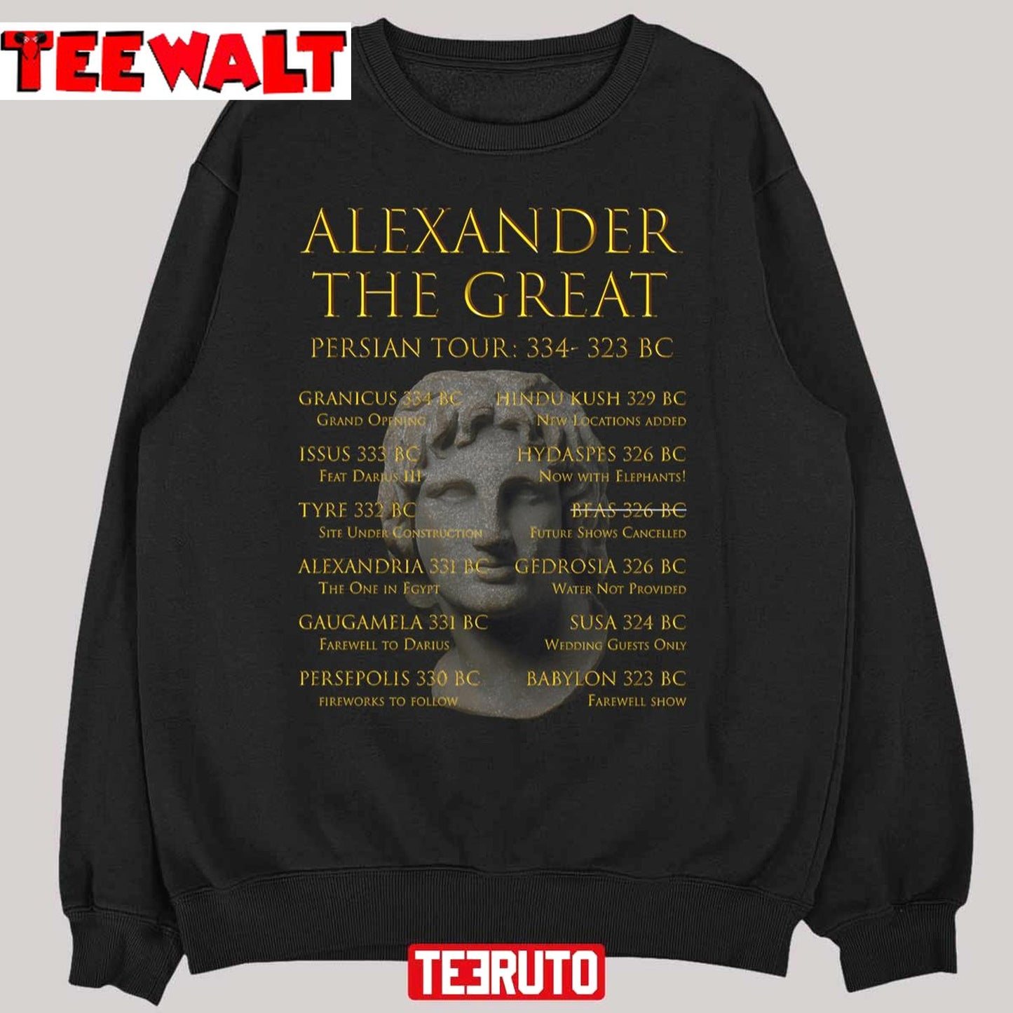 Alexander The Great Persian Tour Unisex T-Shirt