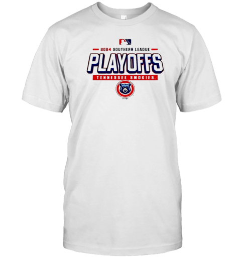 2024 Southern League Playoffs Tennessee Smokies Logo T-Shirt