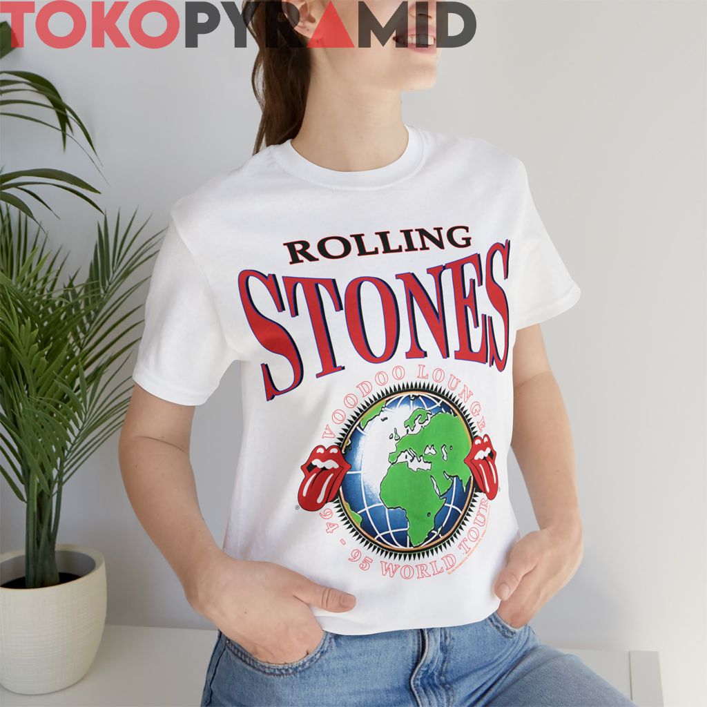 90s Vintage Rolling Stones Voodoo Lounge World Tour 94 - 95 Rare T-shirt