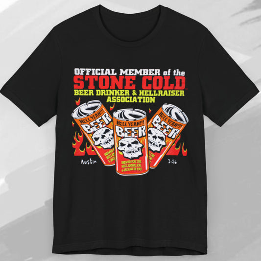 WWE WWF Stone Cold Steve Austin Beer Shirt