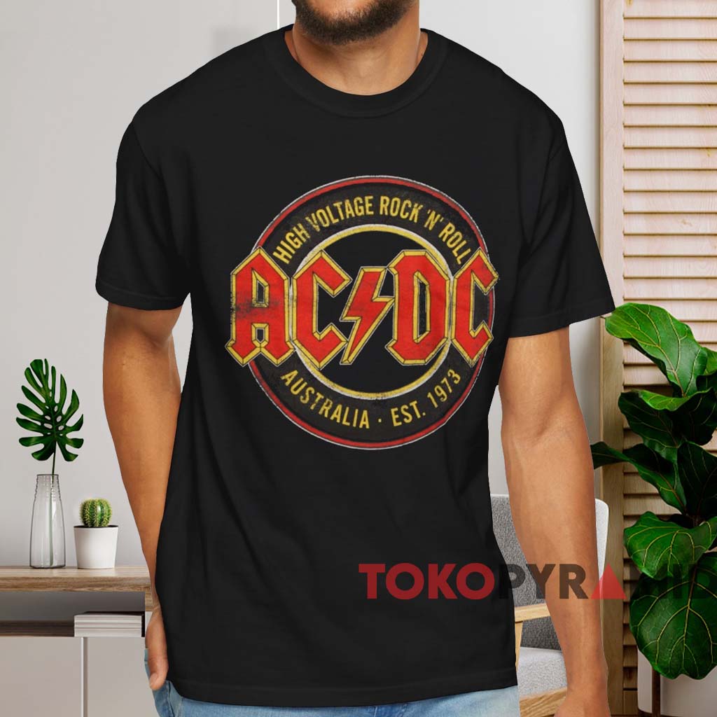 ACDC High Voltage Rock 'N' Roll Australia Est. 1973 T-shirt