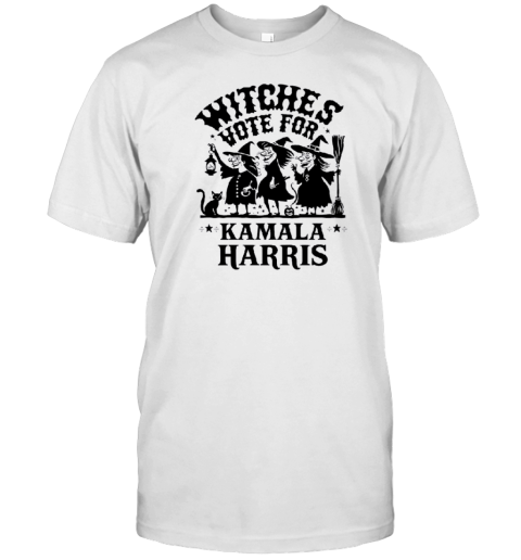 Witches Vote For Kamala Harris Funny Halloween Gift 2024 T-Shirt