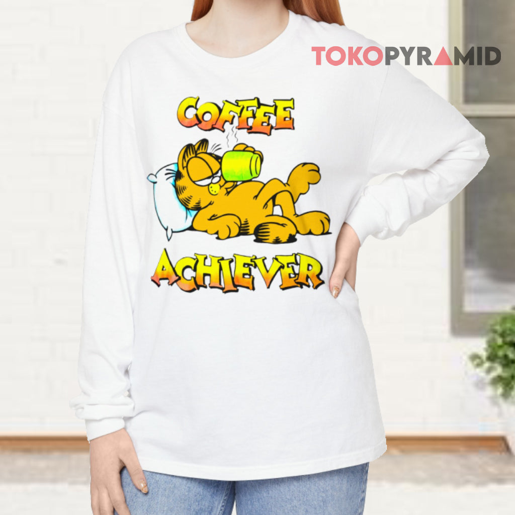 80s Vintage Garfield Coffee Achiever Shirt