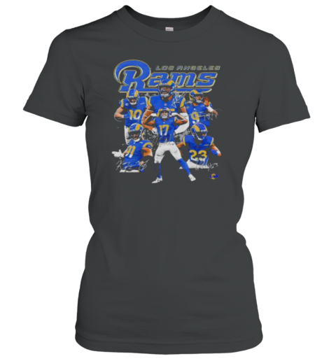 2024 Los Angeles Rams Football Player Signatures Graphic T-Shirt - Style 2