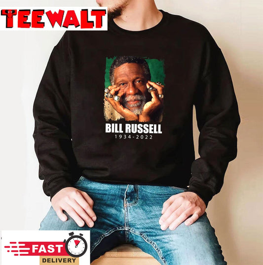 Vintage Retro Bill Russell T-Shirt