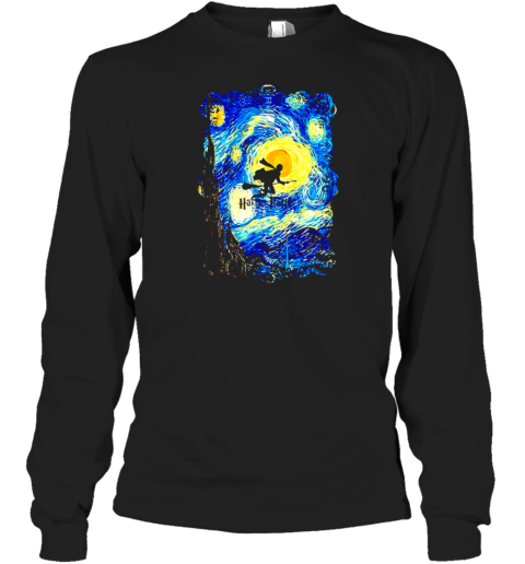 Wizard Starry The Night Hogwarts Harry Potter T-Shirt