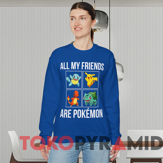 All My Friends Are Pokemon T-shirt