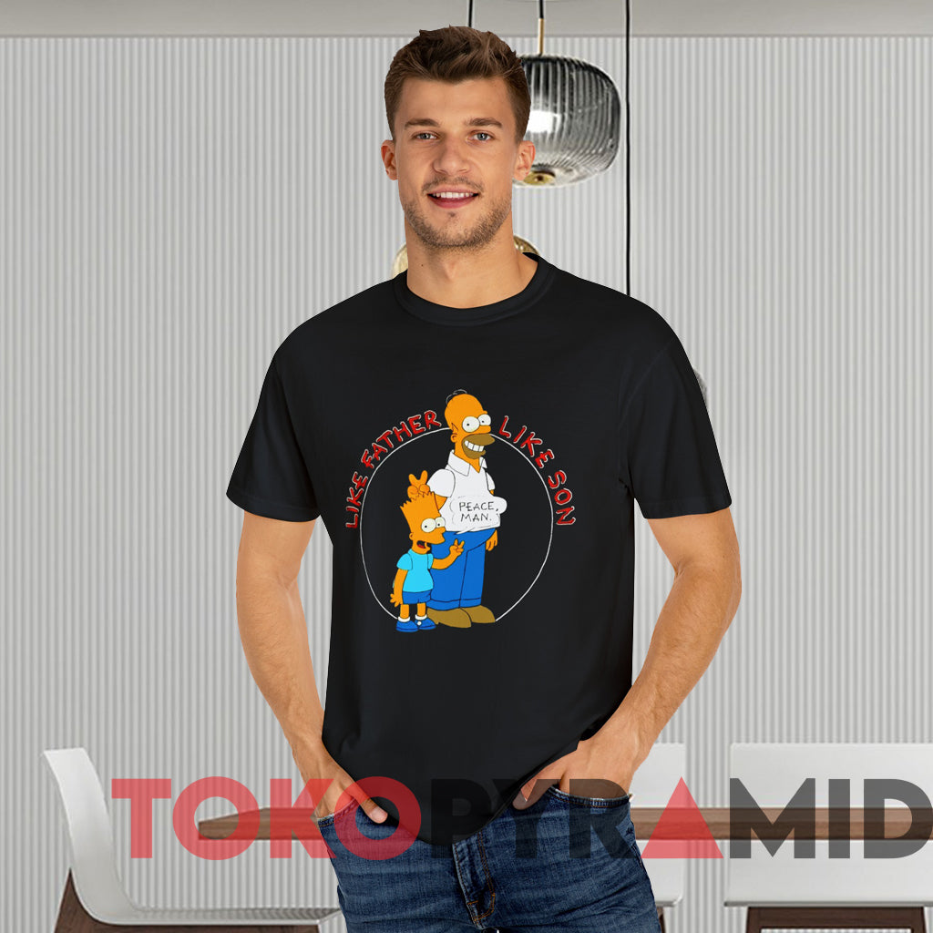 1990 The Simpsons Like Father Like Son T-shirt