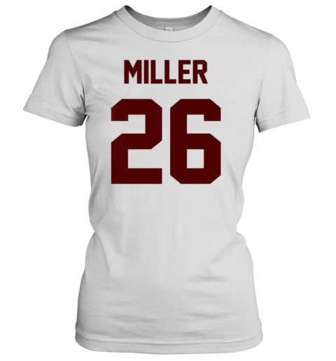 Alabama Football Jam Miller 26 Number And Name T-Shirt