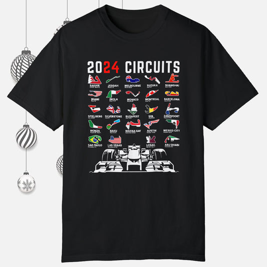 2024 Formula Racing Track Formula Race Fan T-Shirt