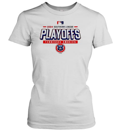 2024 Southern League Playoffs Tennessee Smokies Logo T-Shirt