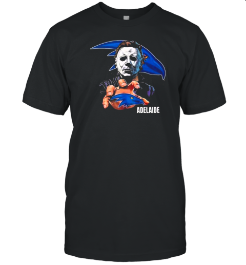 Adelaide Football Club AFL Halloween Michael Myers T-Shirt