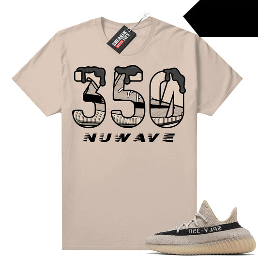 Yeezy 350 V2 Slate shirts to match Sneaker Match Tees Tan Nuwave 350 Drip