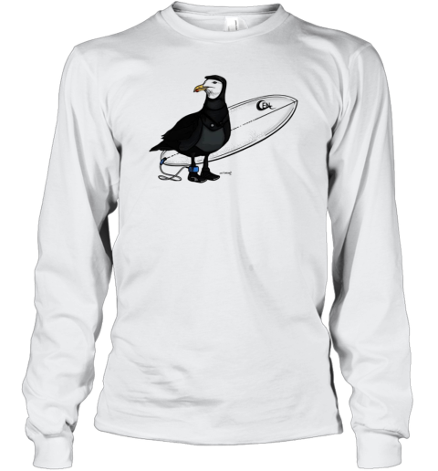 Winter Surfer Seagull T-Shirt