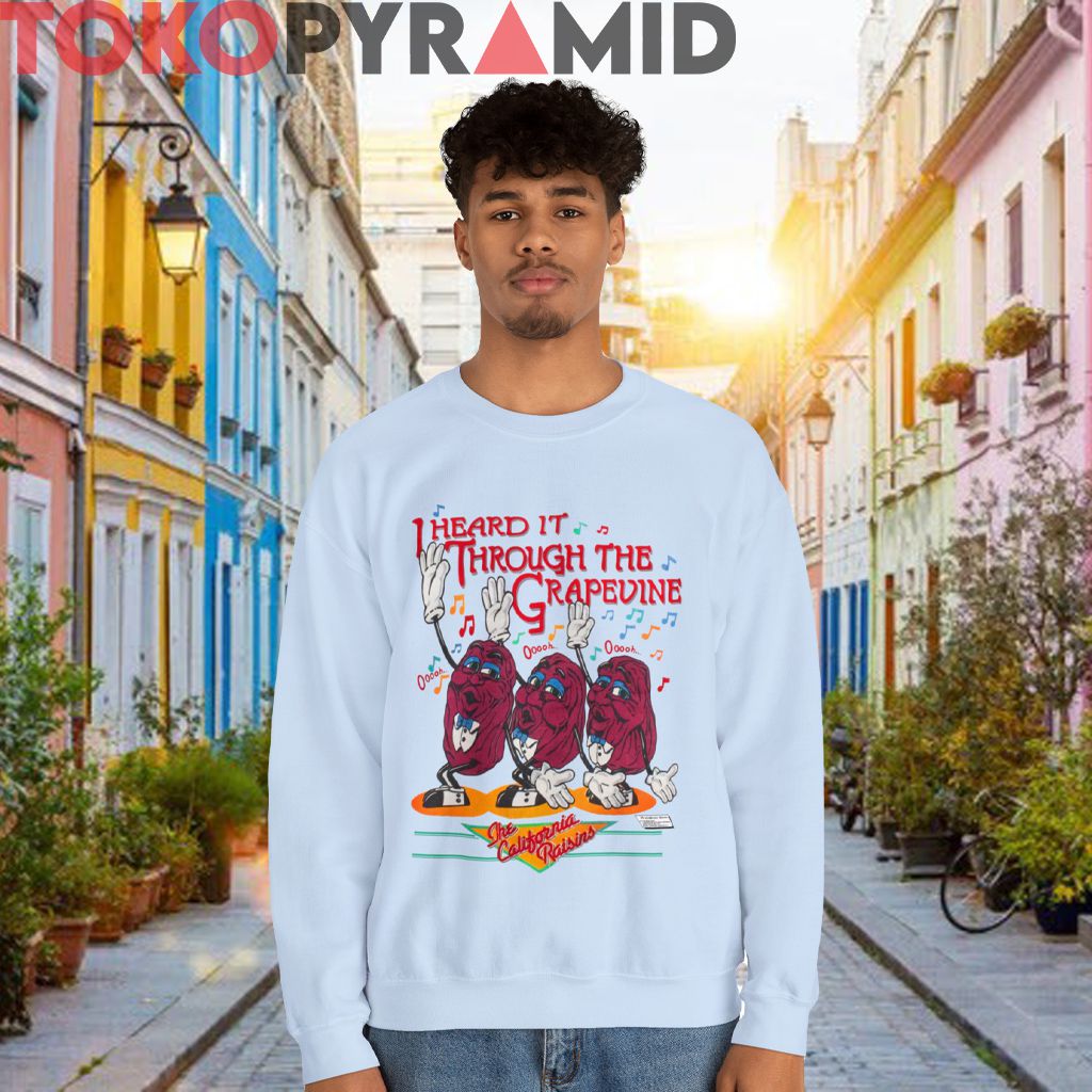 80s I Heard It Through The Grapevine Shirt California Raisins Shirt