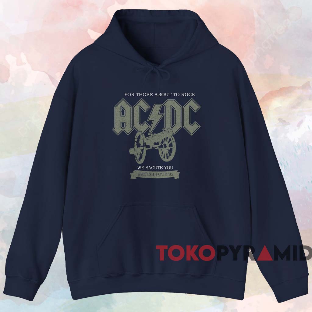 ACDC For Those About To Rock We Salute You British Tour 82 T-Shirt