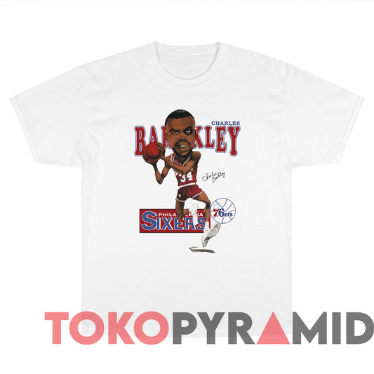 90s Charles Barkley Philadelphia 76ers Caricature T-Shirt