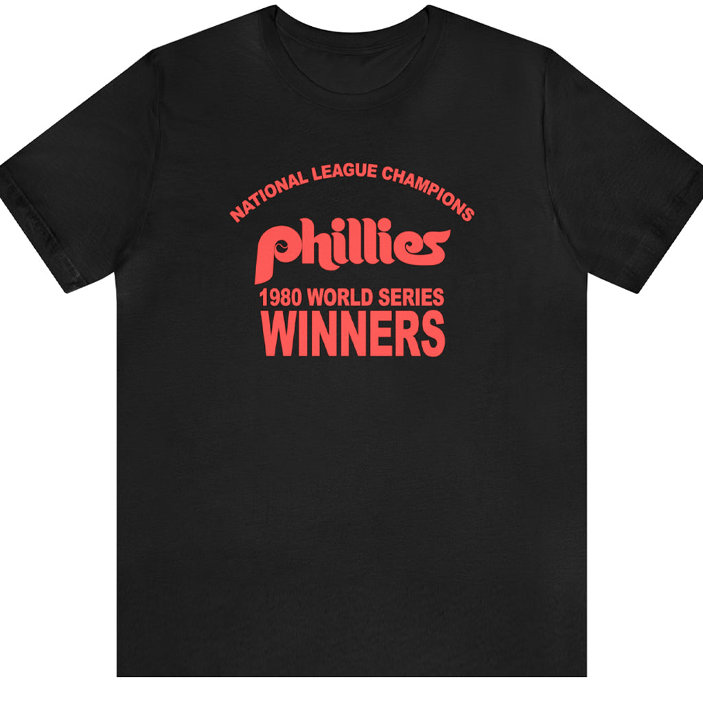 80s Philadelphia Phillies 1980 World Series Winners T-shirt