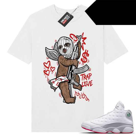 Wolf Grey 13s shirts to match Sneaker Match Tees White Trap Angel