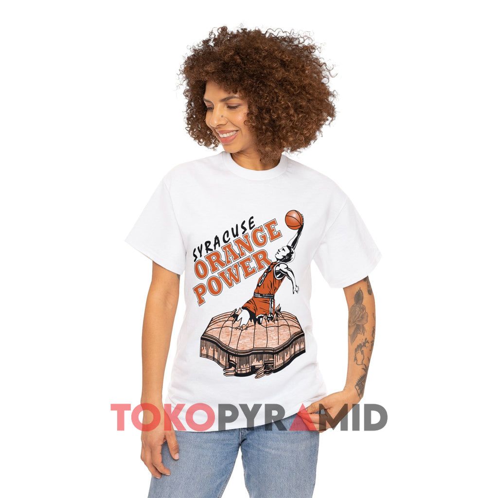 80s Syracuse Orange Power Shirt Syracuse University Basketball