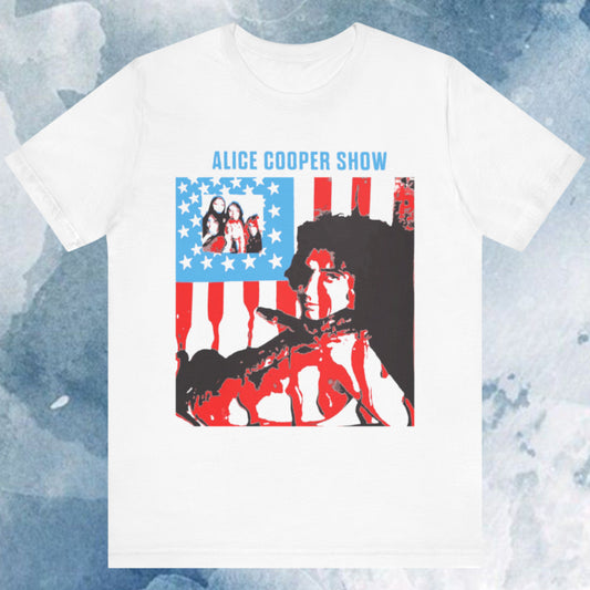 1970s Vintage Alice Cooper Show Poster Shirt