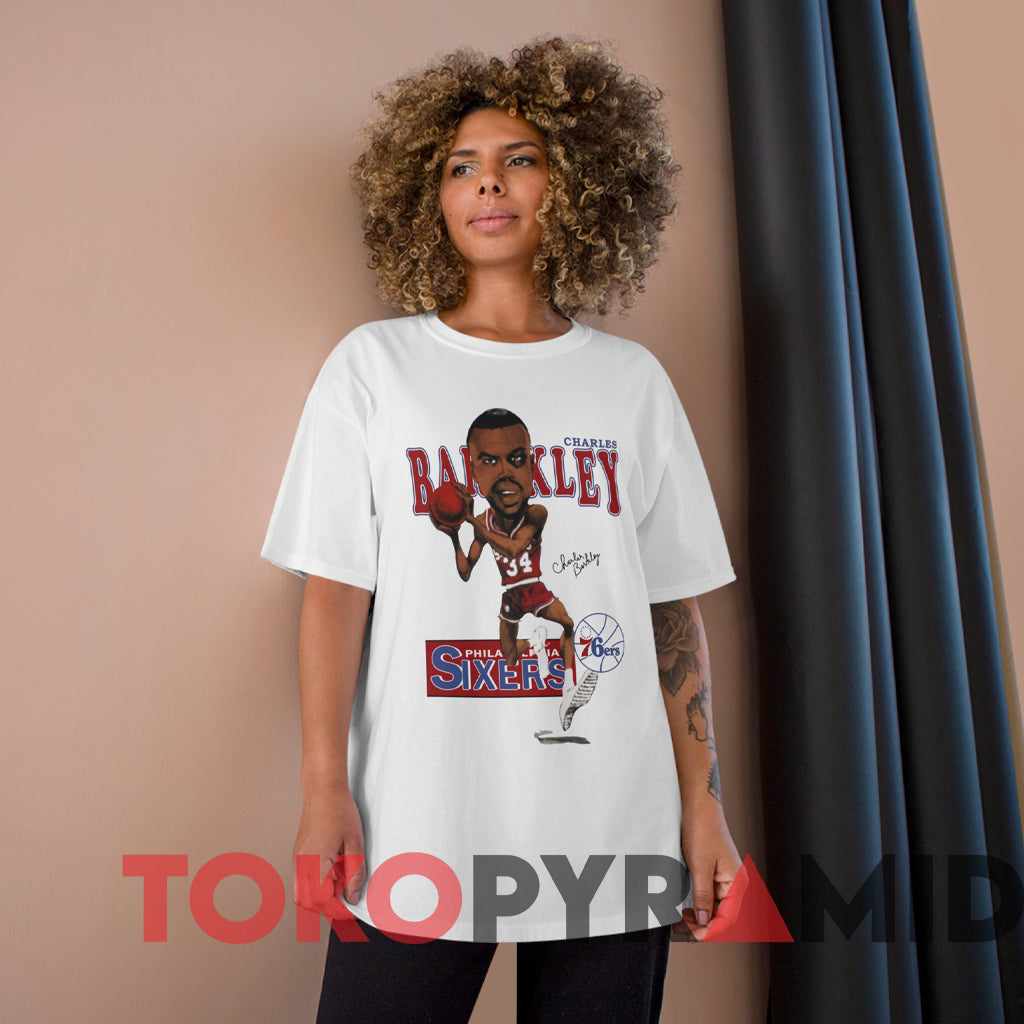 90s Charles Barkley Philadelphia 76ers Caricature T-Shirt