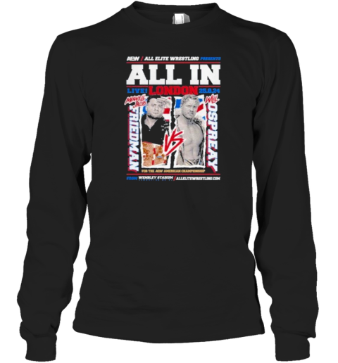 Aew All In 2024 Matchup Mjf Vs Will Ospreay T-Shirt