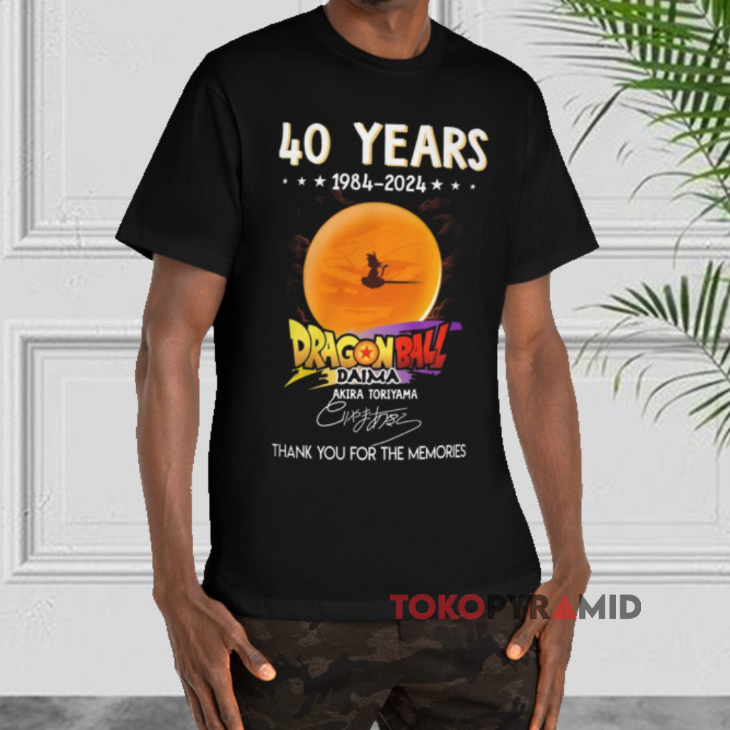 40 Years Akira Toriyama Signature Shirt