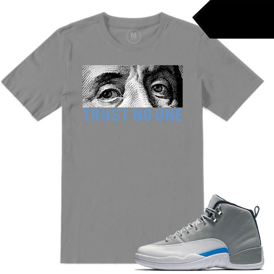 Wolf Grey 12s Sneaker Match Tees Grey Trust No One