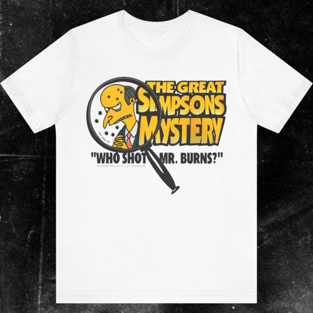 Vintage The Simpsons Who Shot Mr. Burns 1995 Shirt