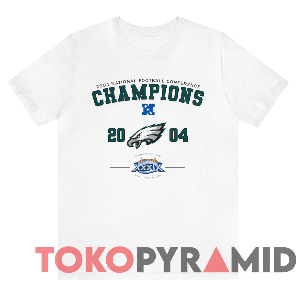 Y2K 2004 Philadelphia Eagles NFC Champions T-shirt