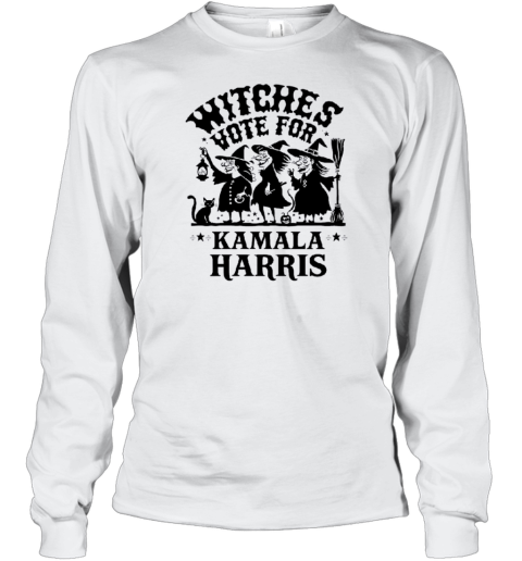 Witches Vote For Kamala Harris Funny Halloween Gift 2024 T-Shirt