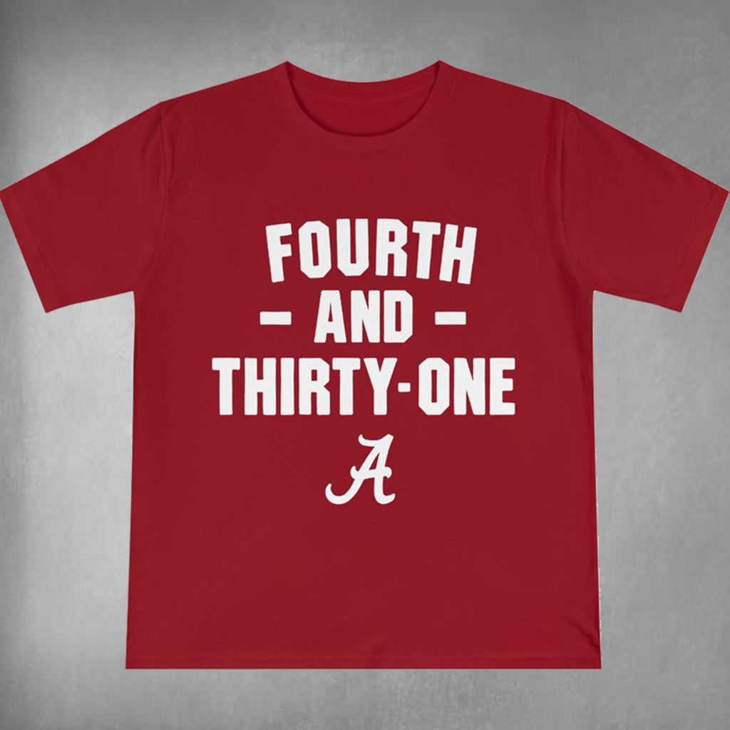 Alabama 4th And 31 Iron Bowl Shirt