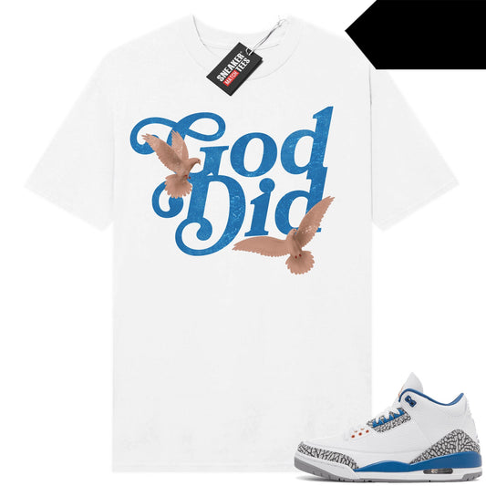 Wizards 3s shirts to match Sneaker Match Tees White God Did Doves