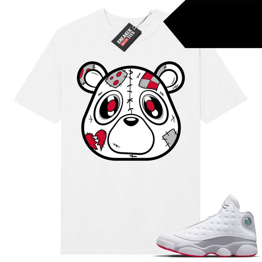 Wolf Grey 13s shirts to match Sneaker Match Tees White Heartless Bear