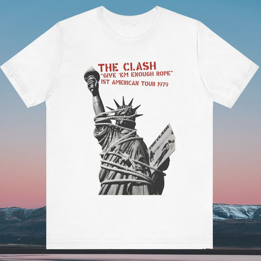 1979 The Clash Give Em Enough Rope Tour T-shirt