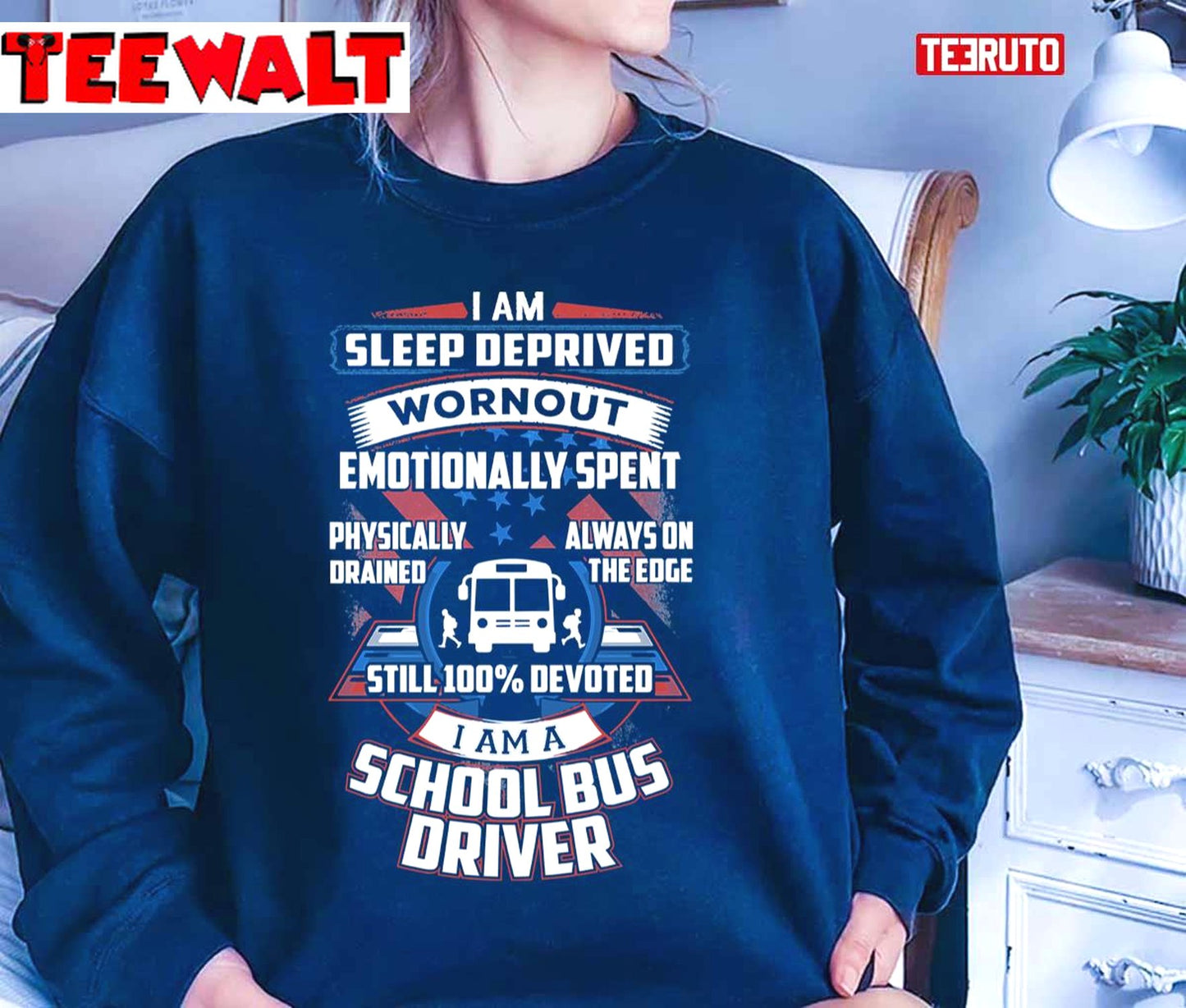 100 Devoted School Bus Driver Unisex T-Shirt