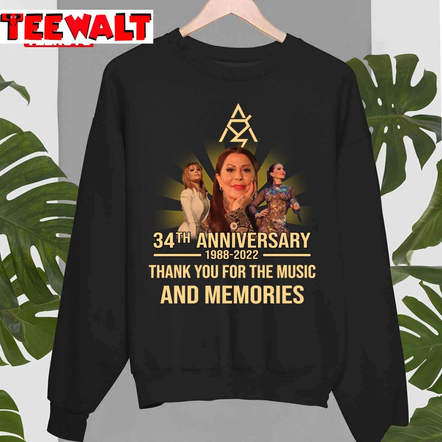 Alejandra Guzmán 34th Anniversary 19882022 Thank You For Memories Signature Unisex T-Shirt