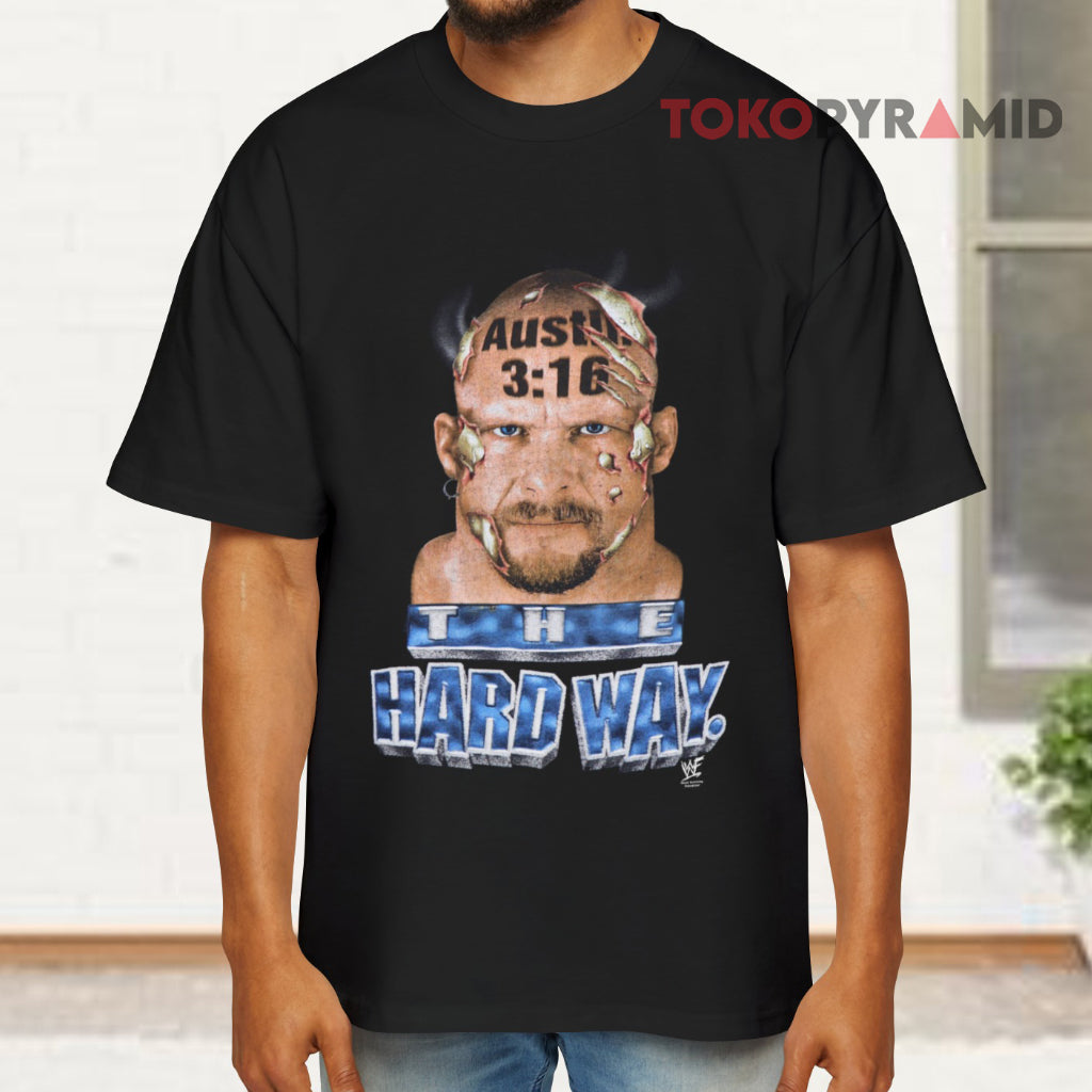 WWF 90's Stone Cold Steve Austin The Hard Way Shirt