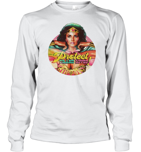 Wonder Woman Lynda Carter Protect Trans Lives T-Shirt