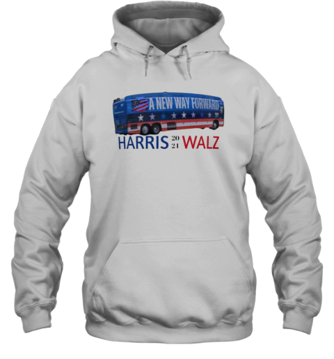 A New Way Forward Bus Kamala Harris Tim Walz 2024 Election T-Shirt