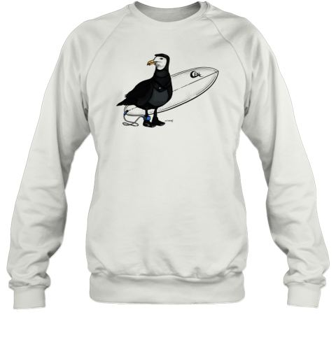 Winter Surfer Seagull T-Shirt