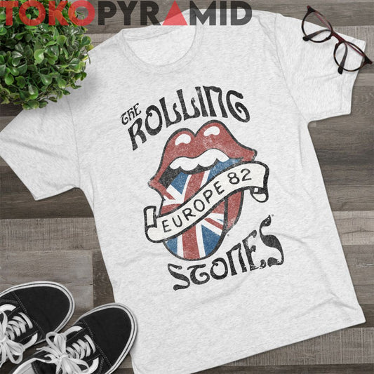 80s Vintage The Rolling Stones Europe 82 Rare Shirt