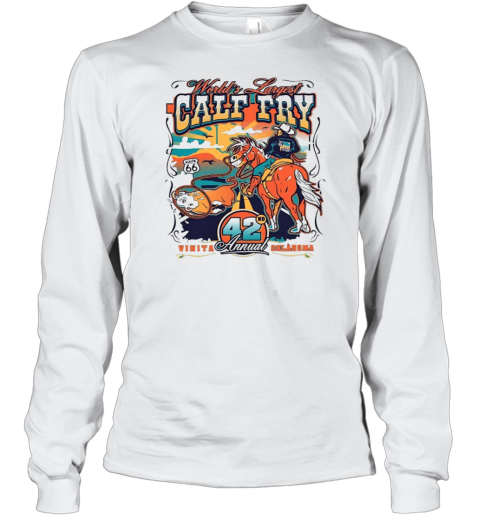 World&#39S Largest Calf Fry 42Nd Annual Vinita Oklahoma T-Shirt