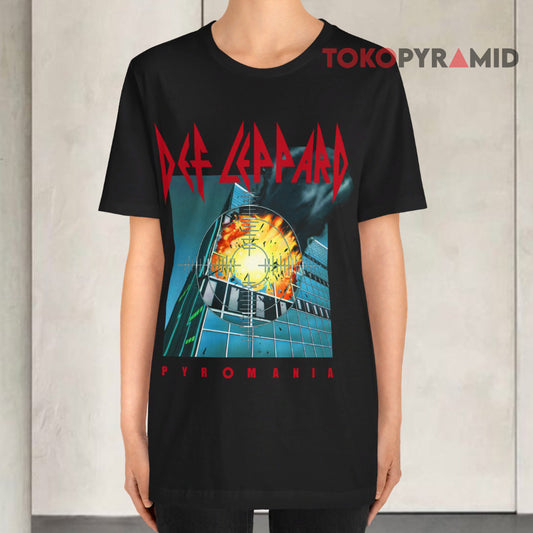 80s Vintage Def Leppard Pyromania Rock Metal Shirt