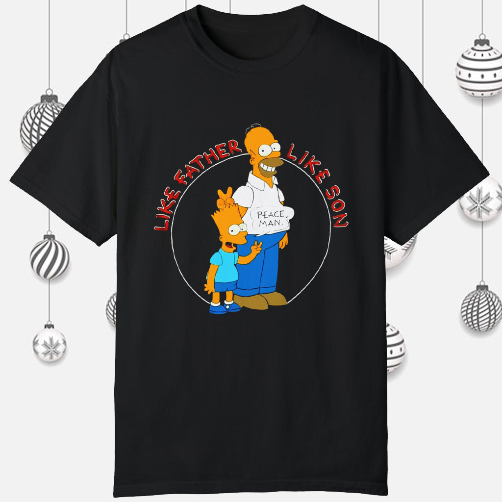 1990 The Simpsons Like Father Like Son T-shirt