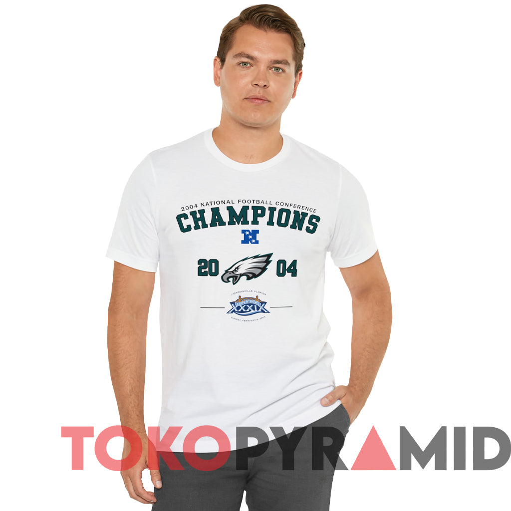 Y2K 2004 Philadelphia Eagles NFC Champions T-shirt