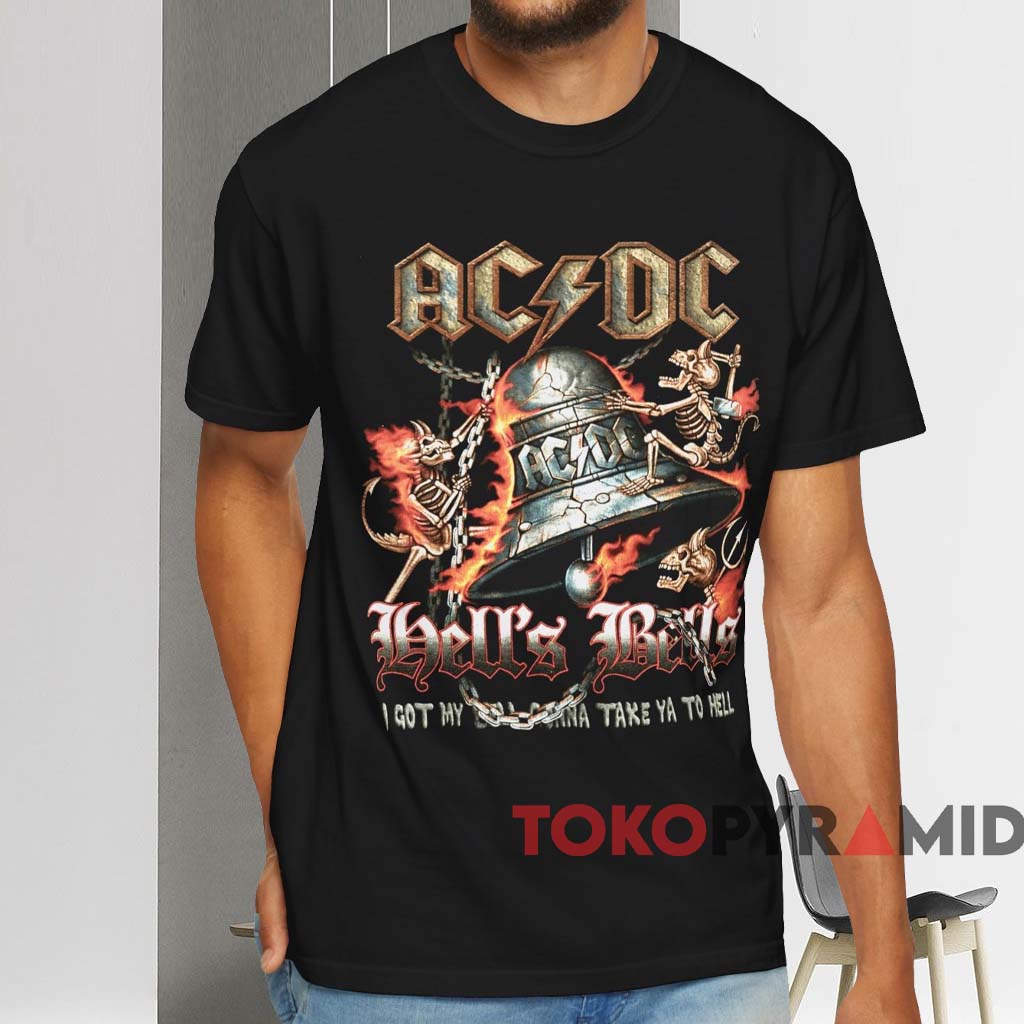 ACDC Hell's Bells Double Sided T-shirt