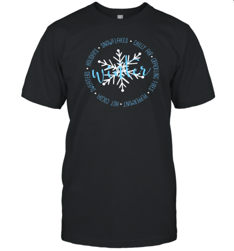 Winter Snowflake Teacher T-Shirt